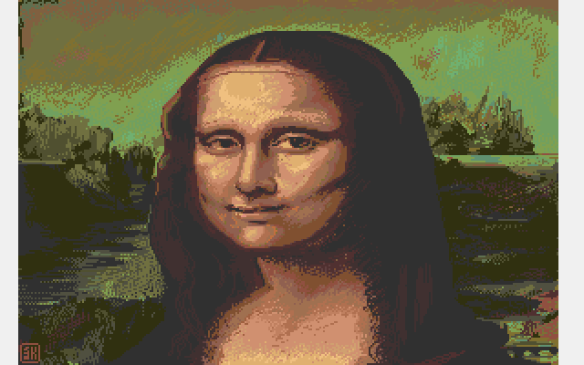 Mona Lisa, an Amiga Image by Commodore