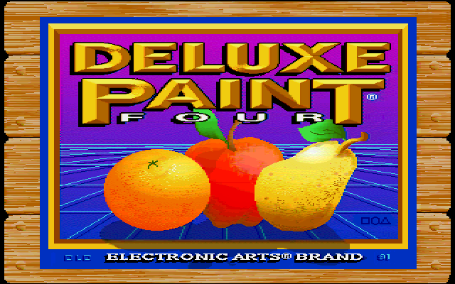 DLD Label - DeluxePaint Demo Image, an Amiga Image by Electronic Arts