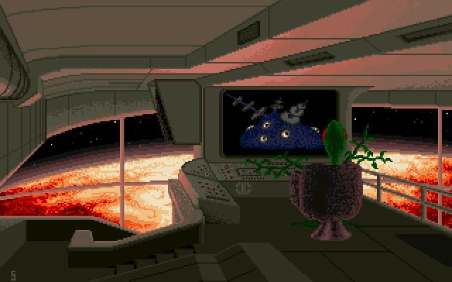 Star Flight - DeluxePaint Demo Image, an Amiga Image by Electronic Arts