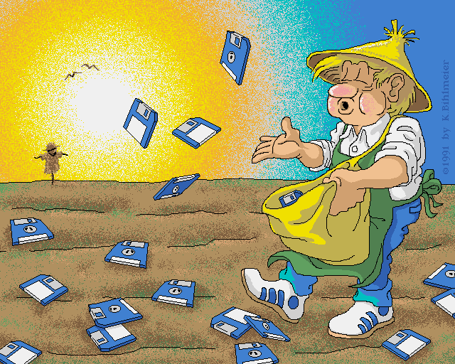 Hermann Calendar  March, an Amiga Image by Karl Bihlmeier