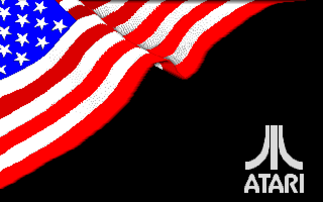 US Flag  NEOchrome Demo Image, an Atari Image by Atari Corp.