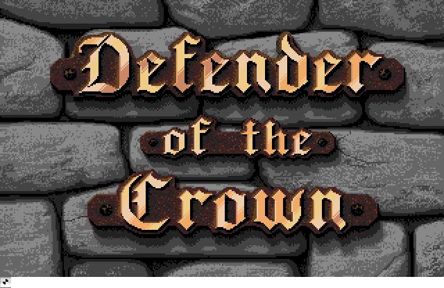 Title Screen – Defender of The Crown, an Atari Animation by Jim Sachs