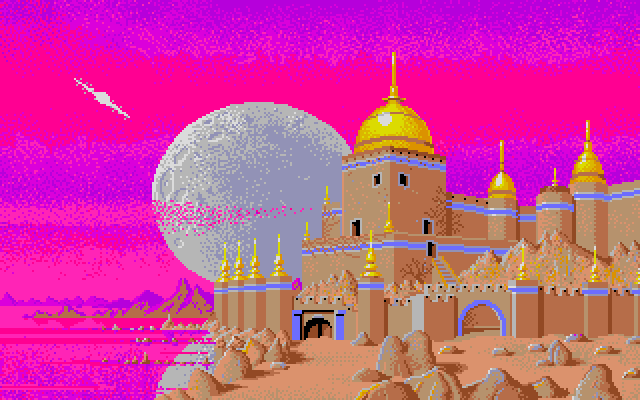 Fortress on Rigel VII, an Atari Image by Maurice Molyneaux