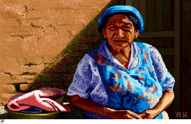 Navajo  DeluxePaint Demo Image, an IBM Compatibles Image by Electronic Arts