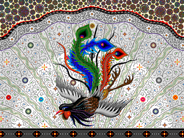 Phoenix  DeluxePaint Demo Image, an IBM Compatibles Image by Electronic Arts
