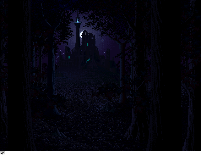 Haunted Castle Ruins  Night, an IBM Compatibles Animation by Mark J. Ferrari