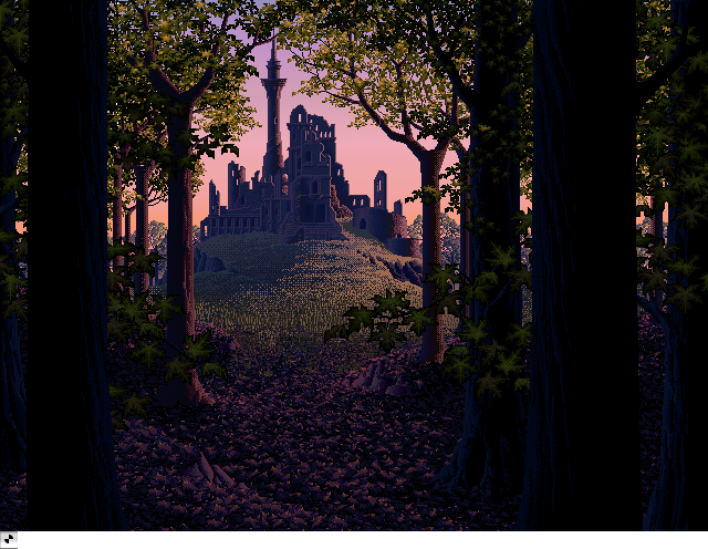 Haunted Castle Ruins  Afternoon, an IBM Compatibles Animation by Mark J. Ferrari