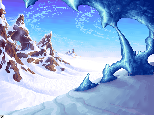 Ice Wind  Day, an IBM Compatibles Animation by Mark J. Ferrari