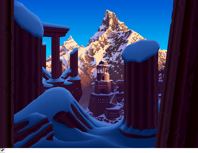Mountain Ruins  Morning, an IBM Compatibles Animation by Mark J. Ferrari
