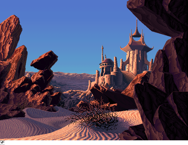 Desert  Day, an IBM Compatibles Animation by Mark J. Ferrari