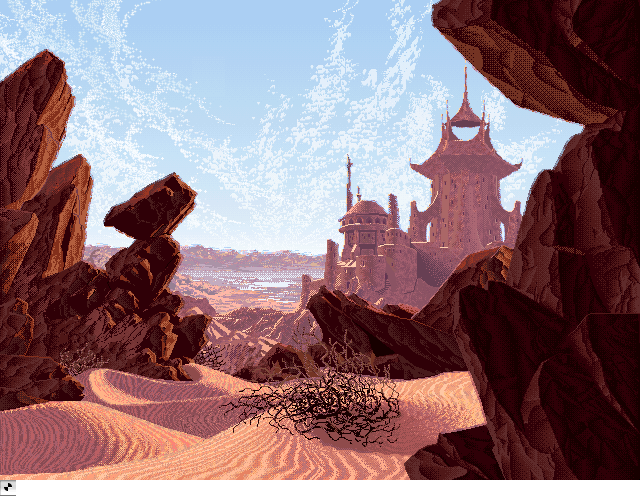 Desert Heat Wave  Day, an IBM Compatibles Animation by Mark J. Ferrari