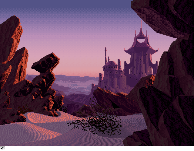 Desert  Afternoon, an IBM Compatibles Animation by Mark J. Ferrari