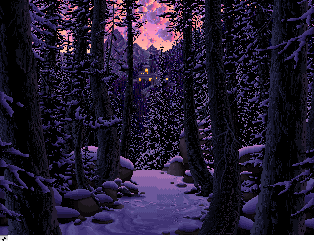Winter Forest  Afternoon, an IBM Compatibles Animation by Mark J. Ferrari