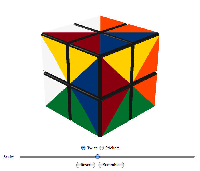 Virtual Cubes Pocket Cube FourColored Faces Ultimate Cube
