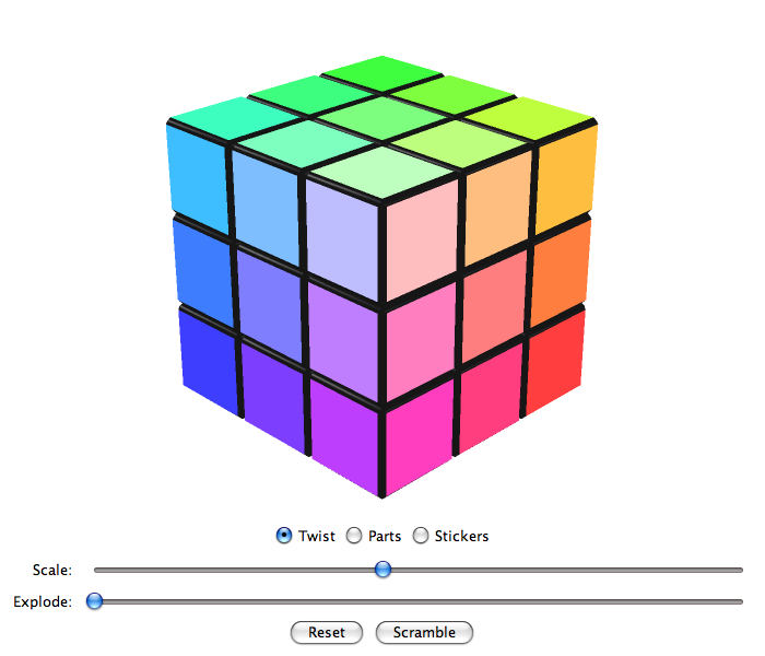 Virtual Cubes Rubik's Cube Picture Cubes RGB Tone Cube