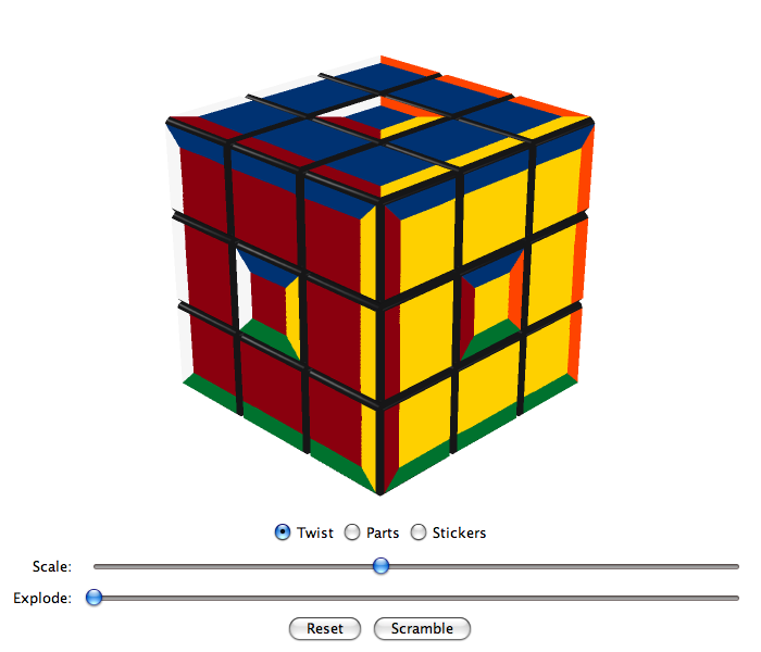 Virtual Cubes Rubik's Cube Super Cubes Super 3x3 'Pochmann'