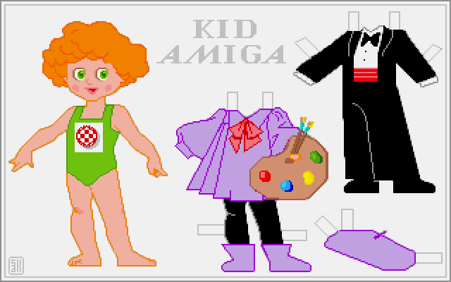 Kid Amiga, an Amiga Image by Commodore