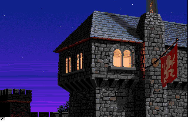 Residential Building at Night  Defender of The Crown 2, an Amiga Animation by Jim Sachs