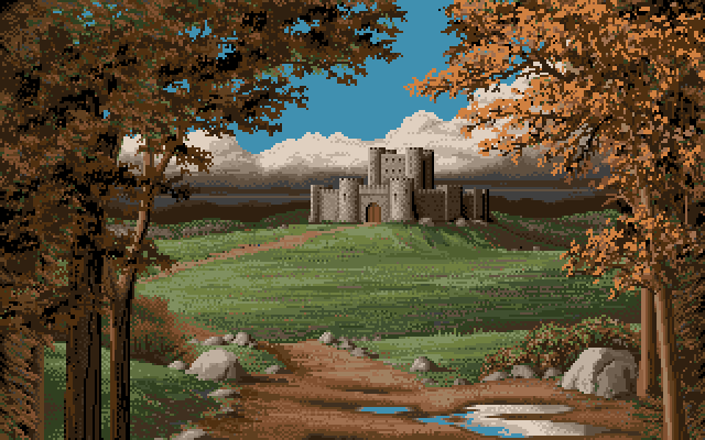 Wallingford Castle  Defender of The Crown, an Amiga Image by Jim Sachs