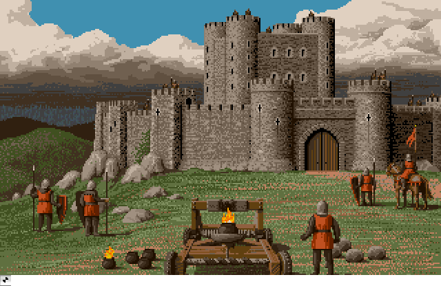 Wallingford Under Attack  Defender of The Crown, an Amiga Animation by Jim Sachs