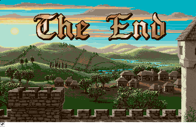 End Title  Defender of The Crown, an Amiga Animation by Jim Sachs