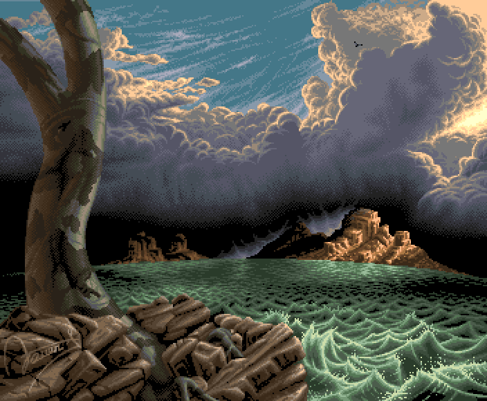 >Level 1  Agony, an Amiga Image by Psygnosis