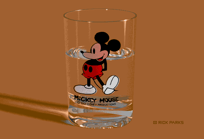 Mickey Mouse Glass, an Amiga Image by Rick Parks