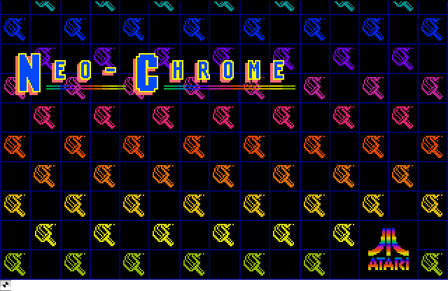 NEO-CHROME  NEOchrome Demo Image, an Atari Animation by Atari Corp.
