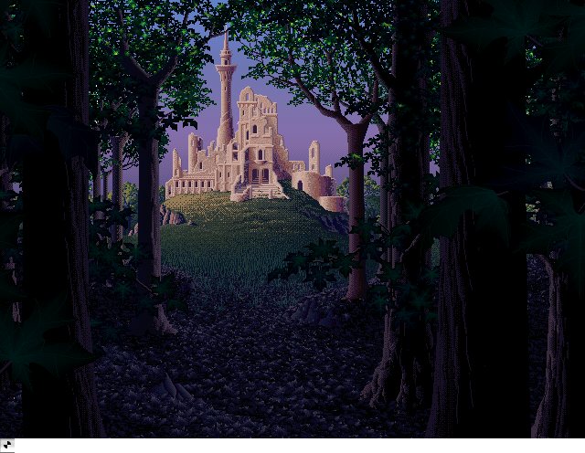 Haunted Castle Ruins  Day, an IBM Compatibles Animation by Mark J. Ferrari