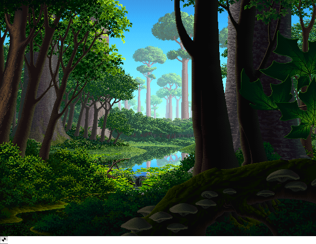 Forest Edge  Day, an IBM Compatibles Animation by Mark J. Ferrari