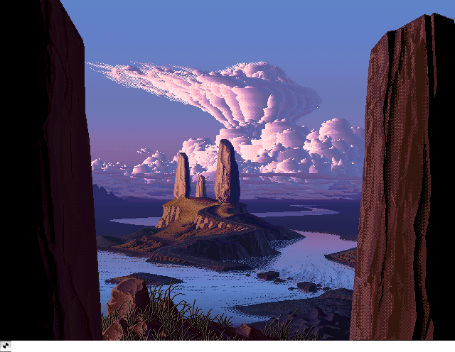 Approaching Storm  Day, an IBM Compatibles Animation by Mark J. Ferrari