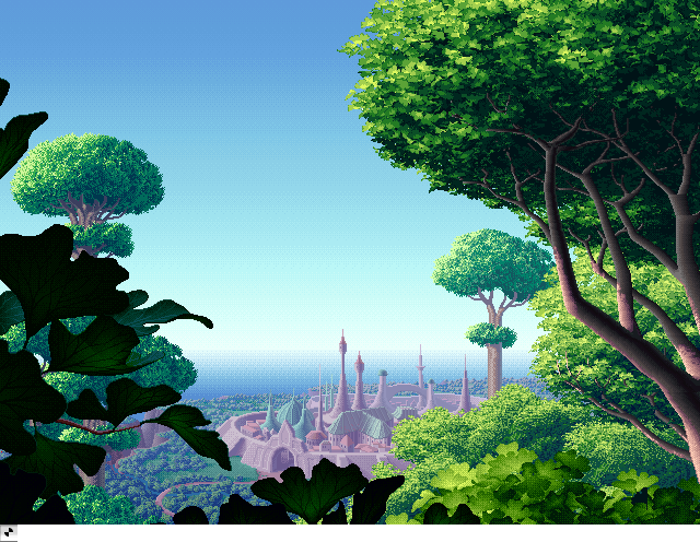 Jungle City  Day, an IBM Compatibles Animation by Mark J. Ferrari