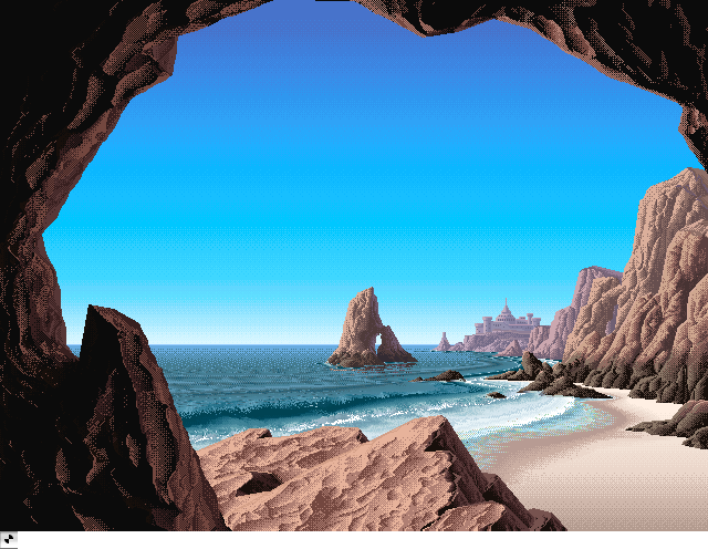 Seascape  Day, an IBM Compatibles Animation by Mark J. Ferrari
