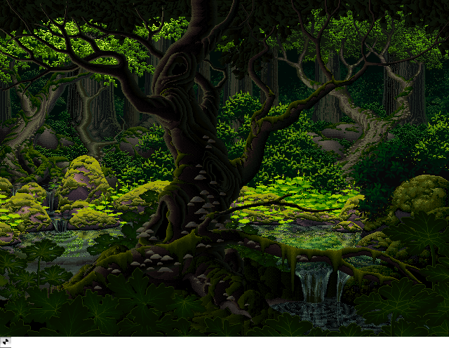 Deep Forest  Day, an IBM Compatibles Animation by Mark J. Ferrari