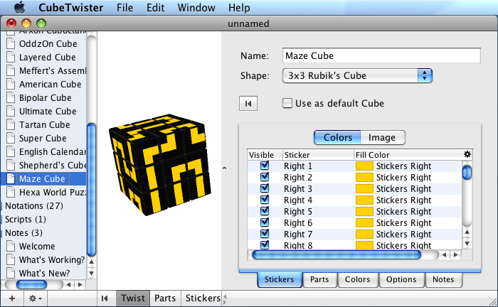 CubeTwister Cube Editor