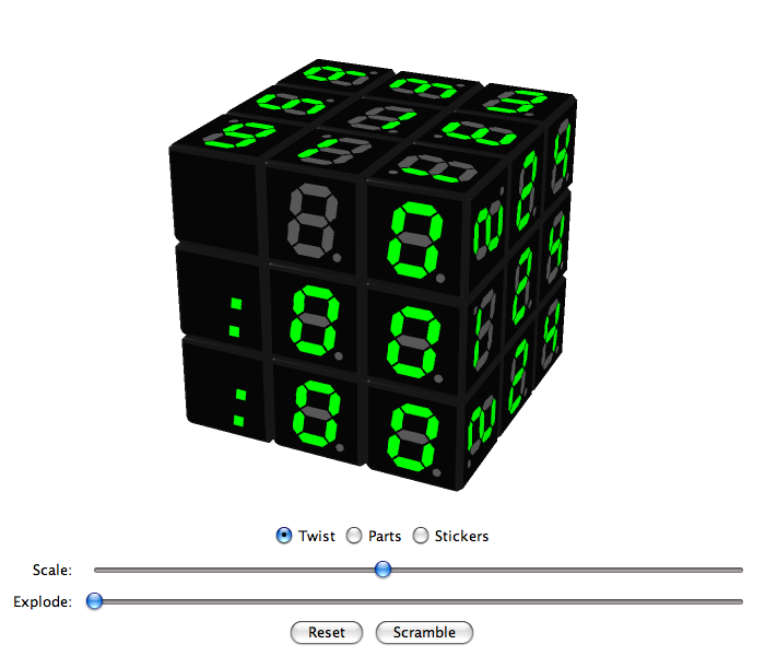 Virtual Cubes Rubik's Cube Picture Cubes Digital Clock Cube