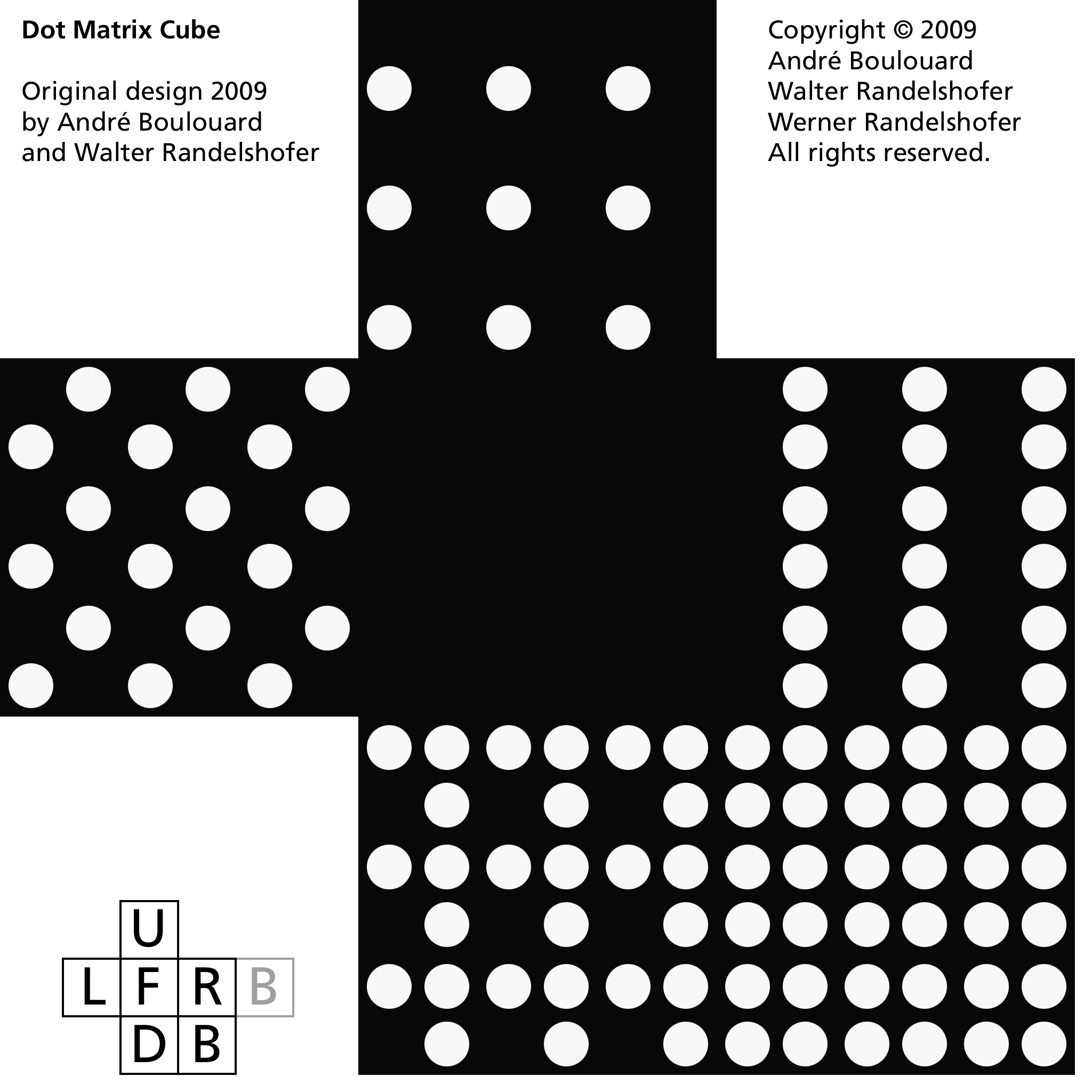 Cube à Matrice de Points